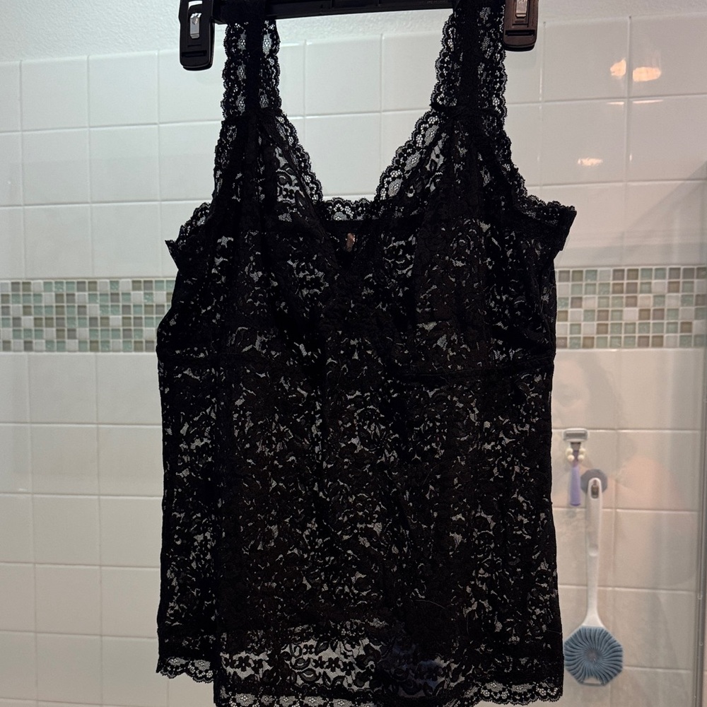 Torrid Elegant Black Lace camisole size 2